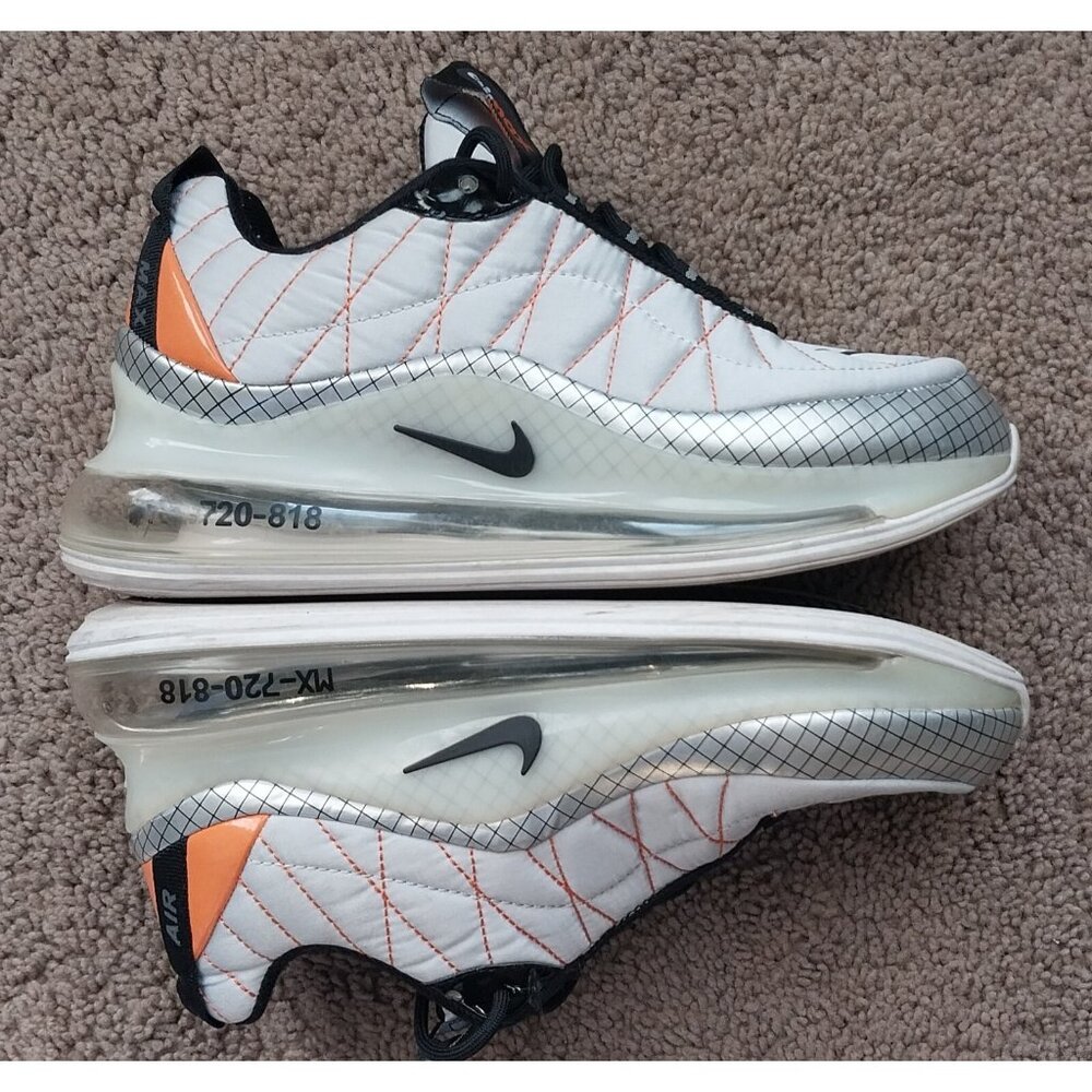Nike White and Orange Athletic Shoes